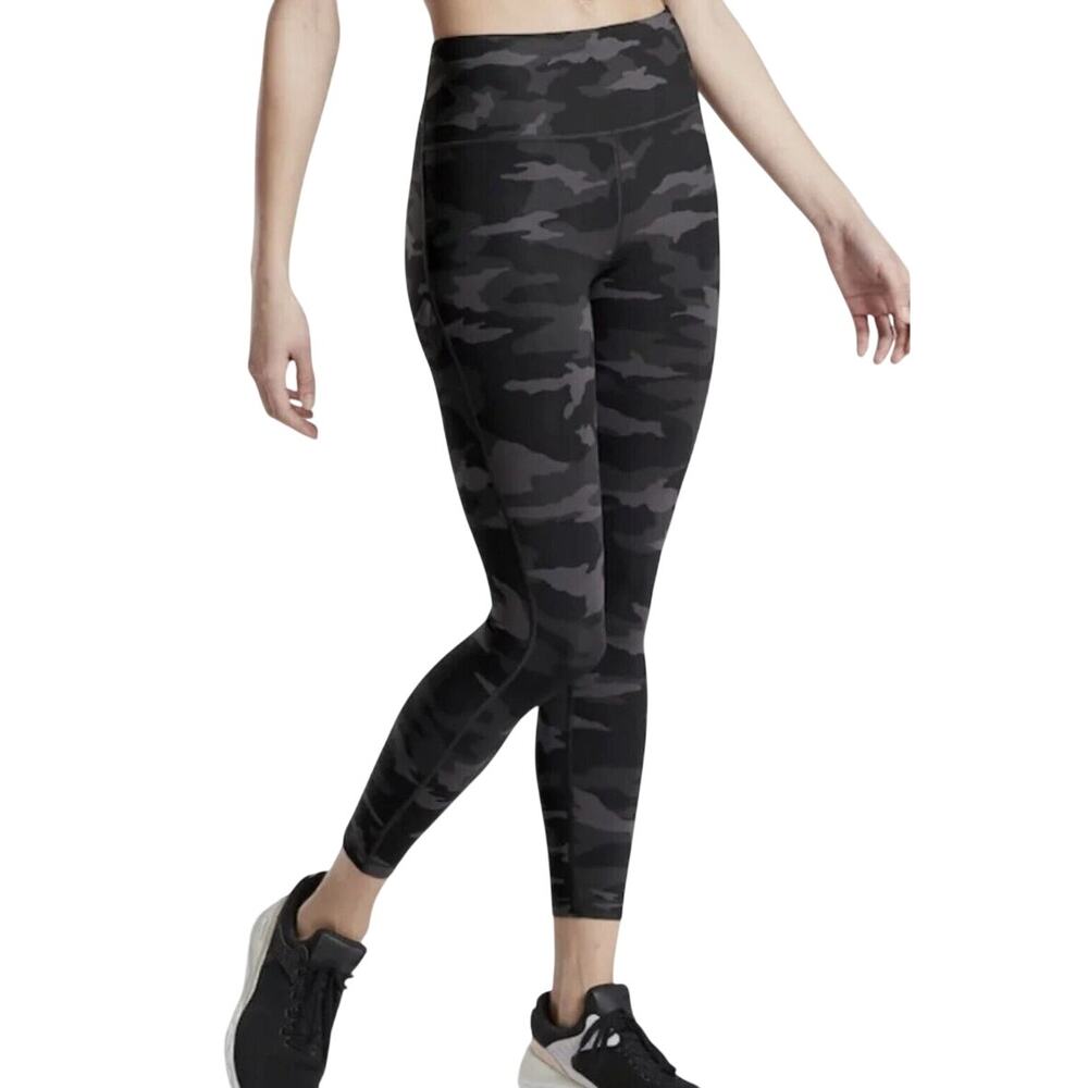 Athleta Ultimate Stash Pocket Camo 7/8 Tight Leggings Gray Camouflage Plus 1X
